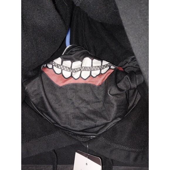 Anime Tokyo Ghoul Kaneki Ken Mask Hoodie Pullover Hooded Hot Topic Size Large - Picture 9 of 13
